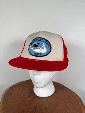 Vintage Nantucket Island Mass Trucker Hat